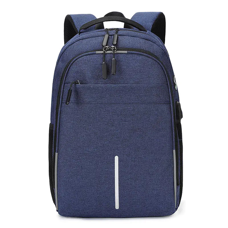 Business laptop backpack interior compartments showing laptop storage and organization pockets