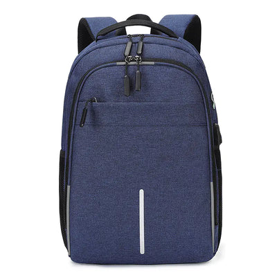 Business laptop backpack interior compartments showing laptop storage and organization pockets