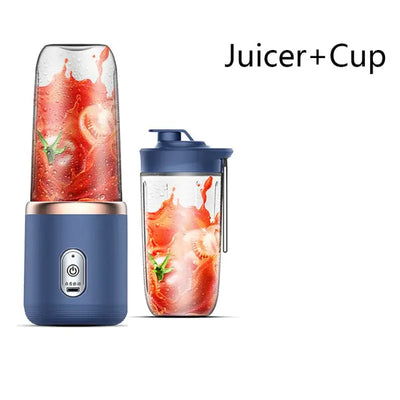 Portable automatic juicer cup cleaning - easy maintenance personal blender