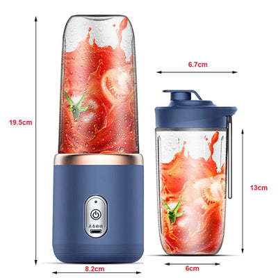 Portable automatic juicer cup travel use - on-the-go healthy nutrition