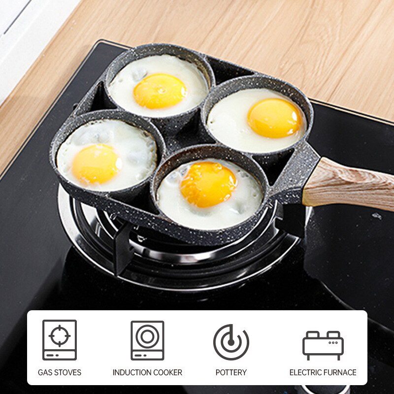 4 HOLE OMELET PAN