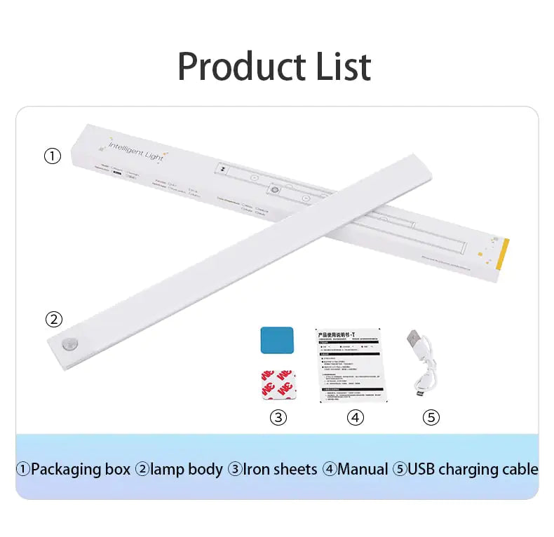 USB RECHARGEABLE CABINET LIGHTING